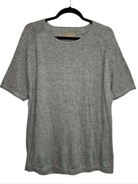 Weston Jon Boucher Heather Gray Short Sleeve Knit Shirt Men's XL Extra Large